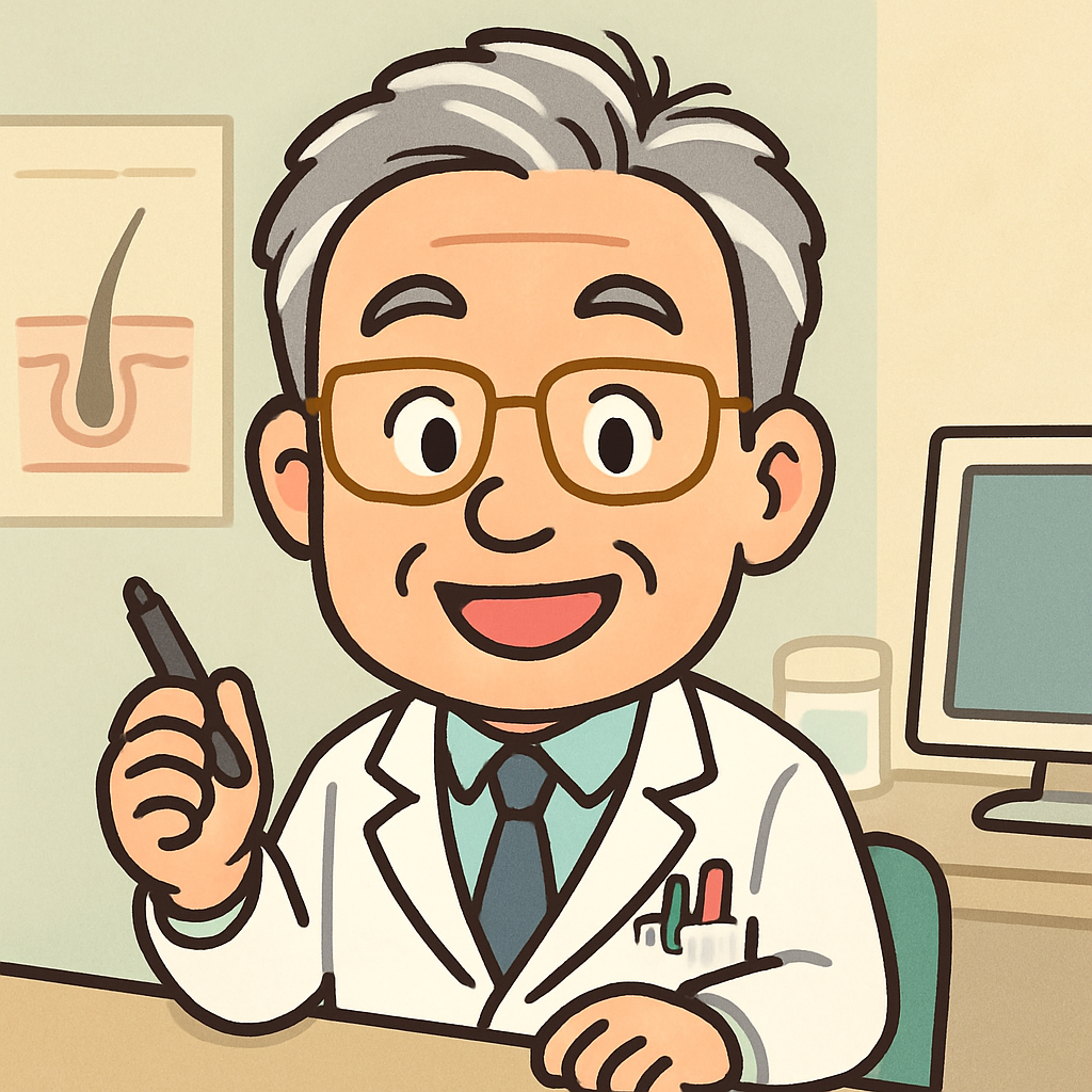 栗原誠一医師のイメージイラスト